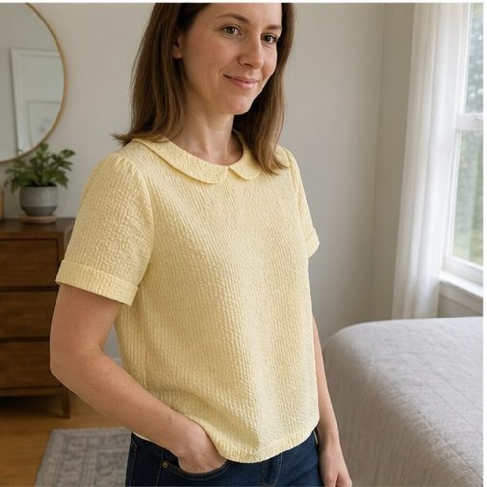 Rust V Neck Top - Picture 3 of 6